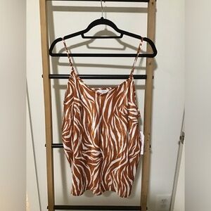 Time and Tru Women's Woven Adjustable Strap Cami | XXL